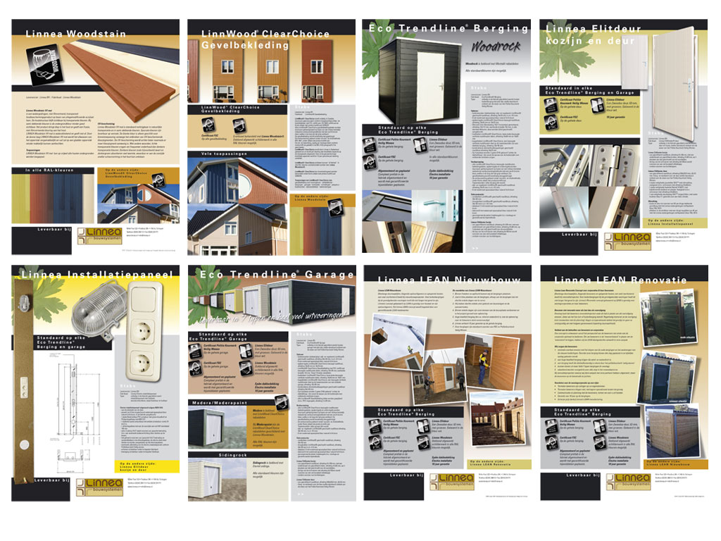 Nieuwe brochures Linnea Bouwsystemen