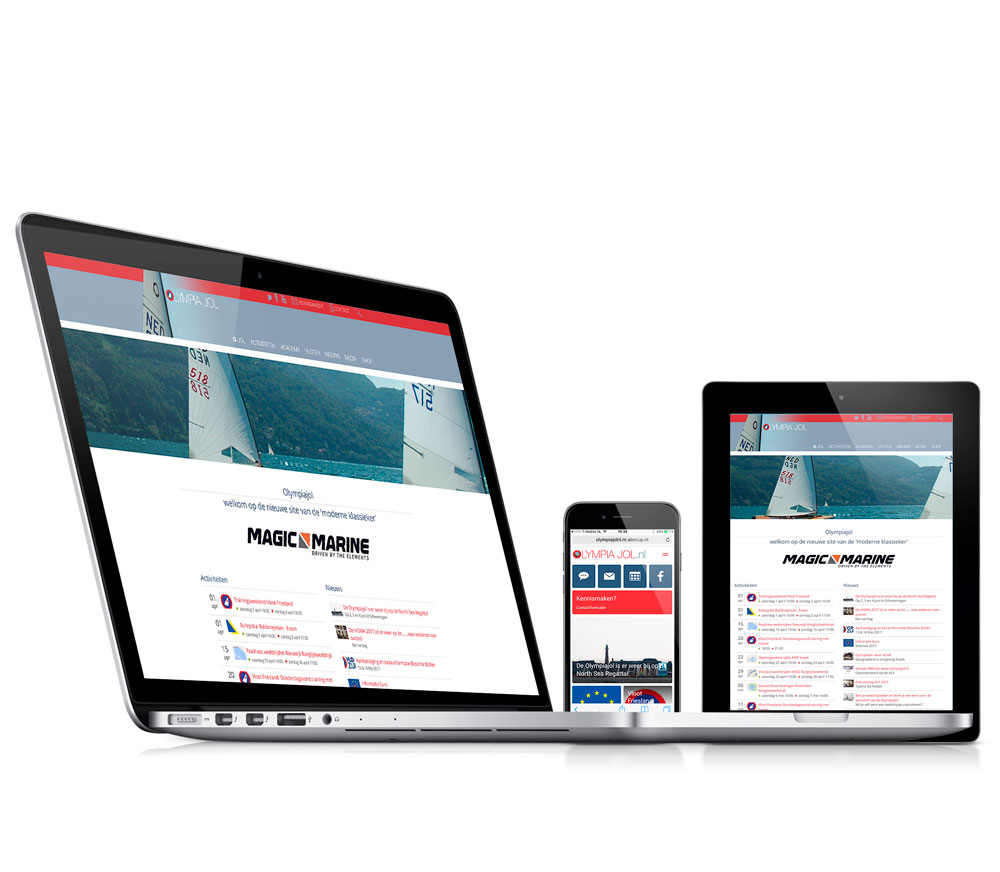 Nieuwe website voor Olympiajol vereniging