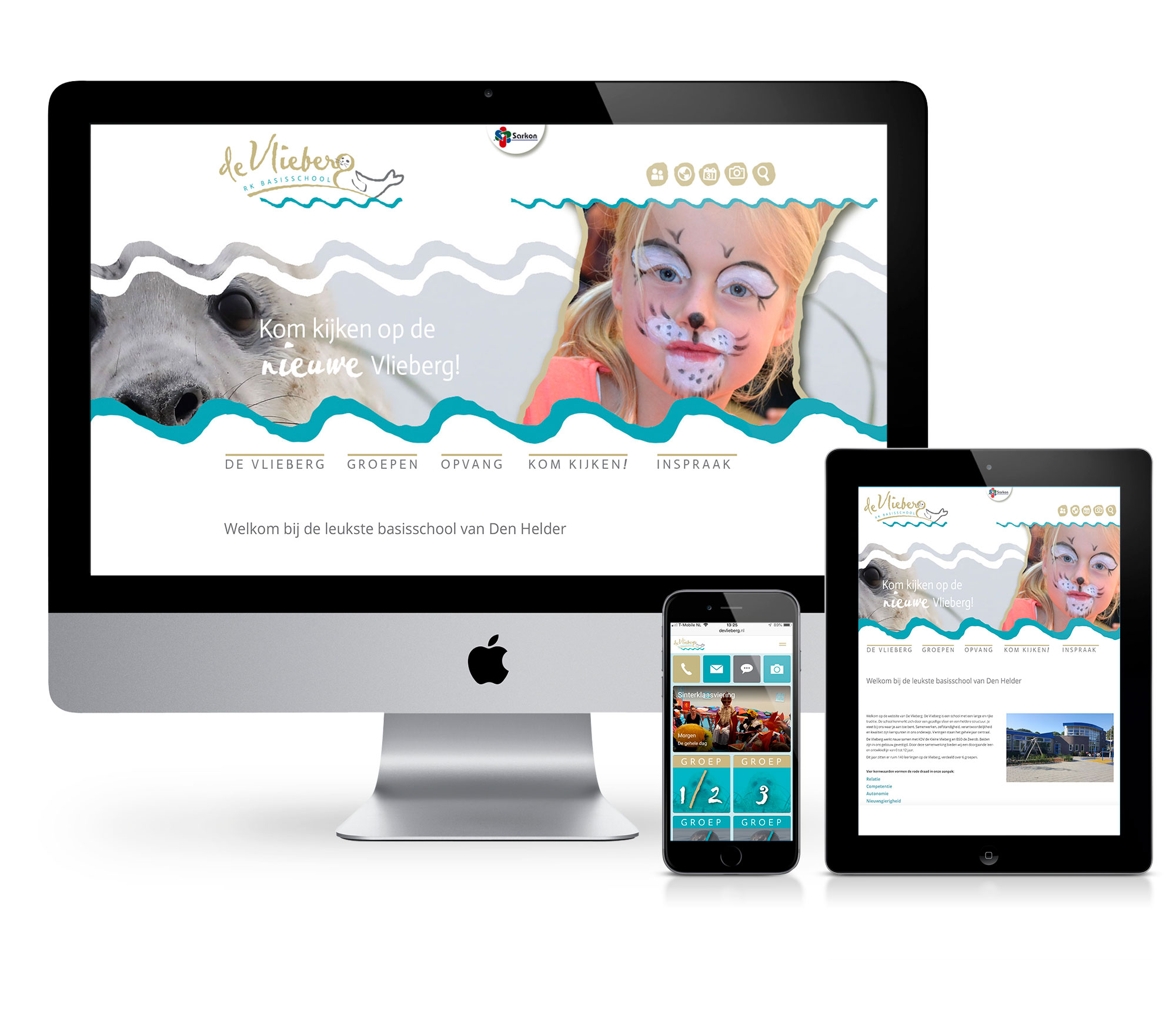 Nieuw logo en website voor Helderse basisschool De Vlieberg