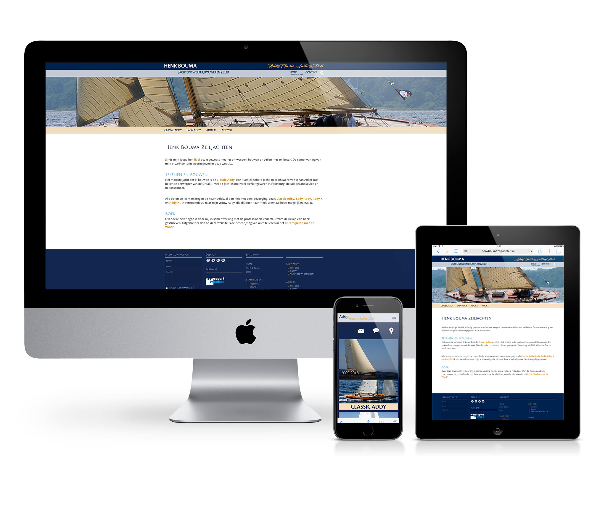 Nieuwe Website voor Henk Bouma Zeiljachten